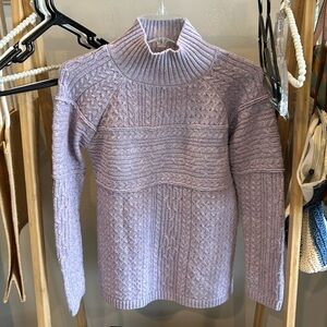 Fate Cable Knit turtleneck sweater